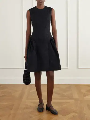 Cecilie Bahnsen Flodie Matelassé Knee-length Dress | Thumbnail 2