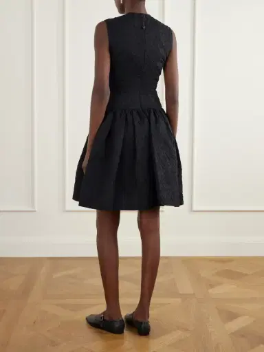 Cecilie Bahnsen Flodie Matelassé Knee-length Dress | Thumbnail 3