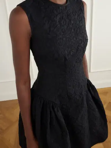 Cecilie Bahnsen Flodie Matelassé Knee-length Dress | Thumbnail 4