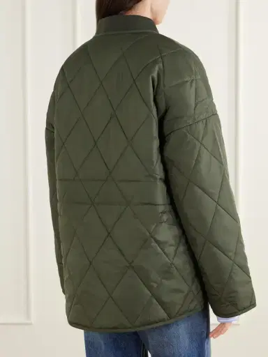 Barbour Abercorn Corduroy-trimmed Shell Quilted Jacket | Thumbnail 4