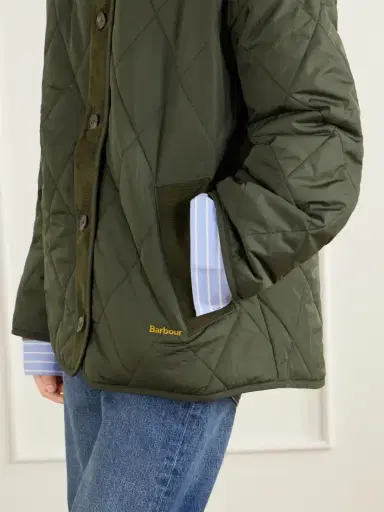 Barbour Abercorn Corduroy-trimmed Shell Quilted Jacket | Thumbnail 5