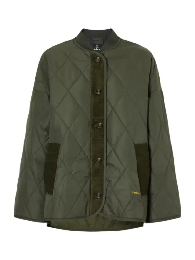 Abercorn Corduroy-trimmed Shell Quilted Jacket