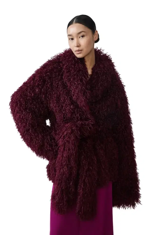 Lapointe Faux Mongolian Jacket