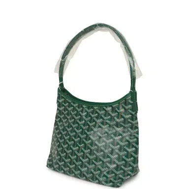 goyard Goyard Goyardine Green Boheme Mini Hobo Bag Palladium Hardware | Thumbnail 5 goyard Goyard Goyardine Green Boheme Mini Hobo Bag Palladium Hardware | Thumbnail 5