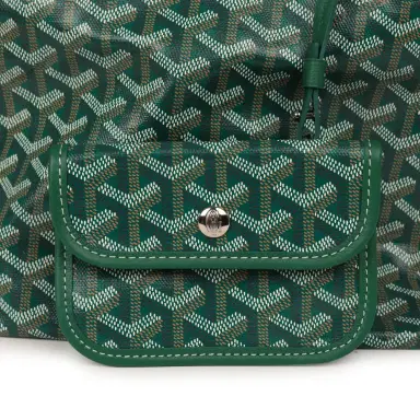 goyard Goyard Goyardine Green Boheme Mini Hobo Bag Palladium Hardware | Thumbnail 8 goyard Goyard Goyardine Green Boheme Mini Hobo Bag Palladium Hardware | Thumbnail 8