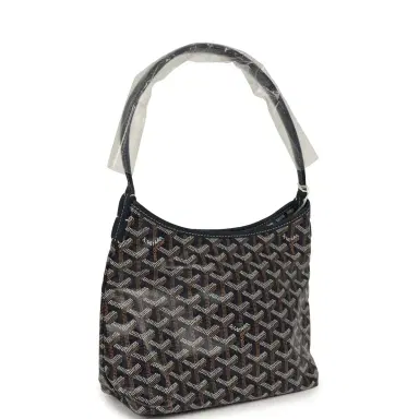 goyard Goyard Goyardine Navy Boheme Mini Hobo Bag Palladium Hardware | Thumbnail 2 goyard Goyard Goyardine Navy Boheme Mini Hobo Bag Palladium Hardware | Thumbnail 2