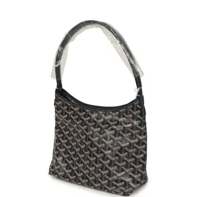 goyard Goyard Goyardine Navy Boheme Mini Hobo Bag Palladium Hardware | Thumbnail 4 goyard Goyard Goyardine Navy Boheme Mini Hobo Bag Palladium Hardware | Thumbnail 4