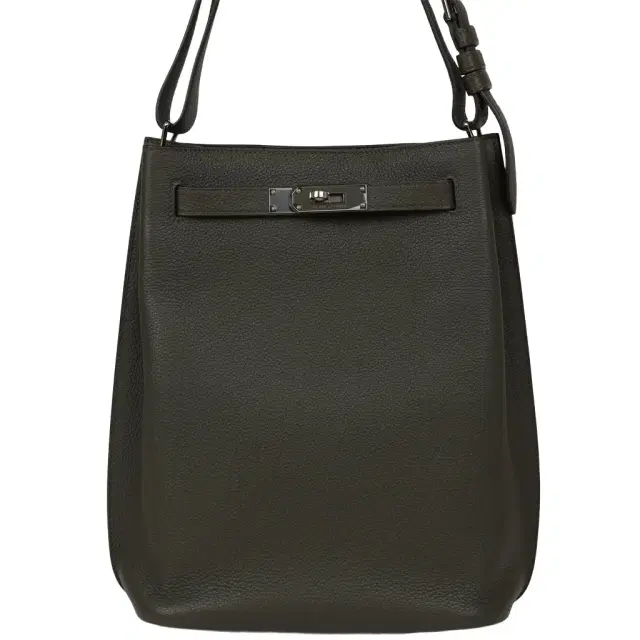 HERMÈS Pre-owned Hermes So Kelly 22 Vert de Gris Togo Palladium Hardware