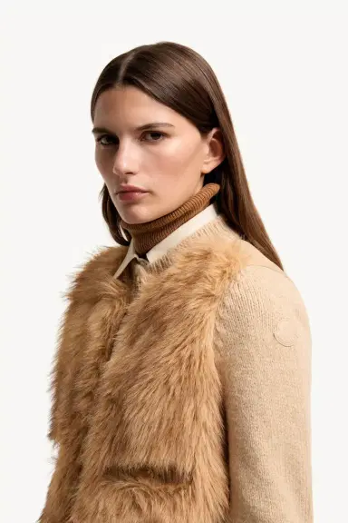 Moncler Alpaca & Wool Blend Padded Cardigan | Thumbnail 4