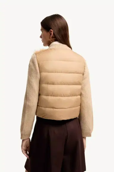 Moncler Alpaca & Wool Blend Padded Cardigan | Thumbnail 6