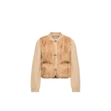 Moncler Alpaca & Wool Blend Padded Cardigan | Thumbnail 1