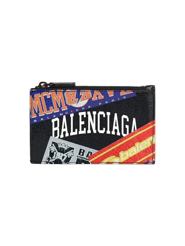Balenciaga Men's Cash Large Long Coin and Card Holder