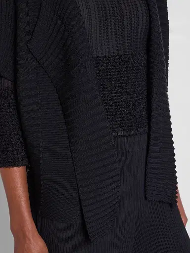 Issey Miyake Women's Ribbed Open-Front Cardigan | Thumbnail 5