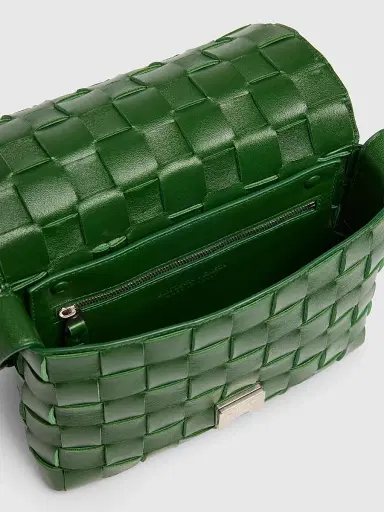 Bottega Veneta Men's Intrecciato Leather Messenger Bag | Thumbnail 4 Bottega Veneta Men's Intrecciato Leather Messenger Bag | Thumbnail 4