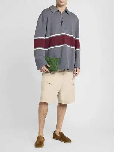 Bottega Veneta Men's Intrecciato Leather Messenger Bag | Thumbnail 5 Bottega Veneta Men's Intrecciato Leather Messenger Bag | Thumbnail 5
