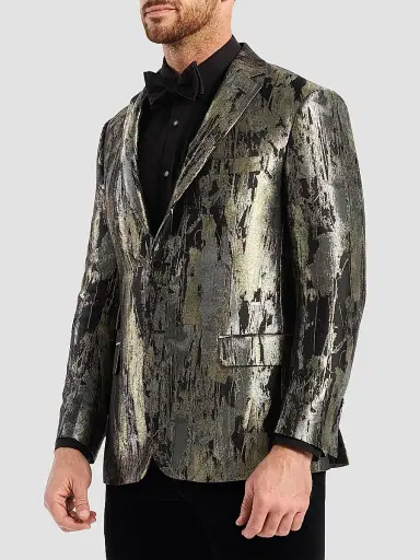Robert Graham Men's Teagan Metallic Woven Sport Coat | Thumbnail 3 Robert Graham Men's Teagan Metallic Woven Sport Coat | Thumbnail 3