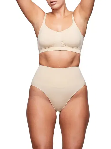 Skims Women's Core Strong High-Waisted Brief | Thumbnail 2
