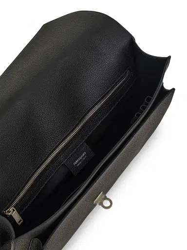 Ferragamo Men's Hug Leather Briefcase | Thumbnail 7
