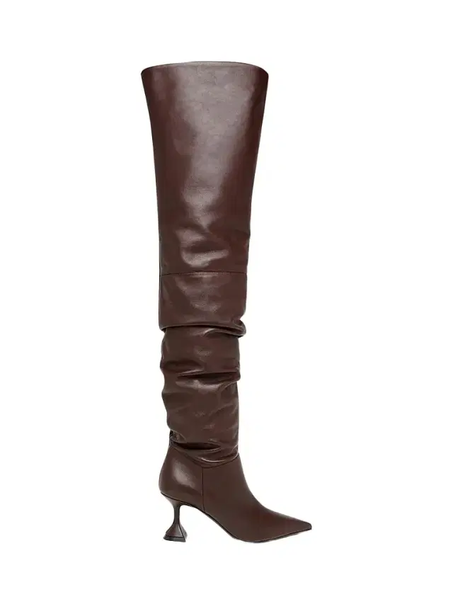 Amina Muaddi Women's Olivia 70MM Leather Over-The-Knee Boots