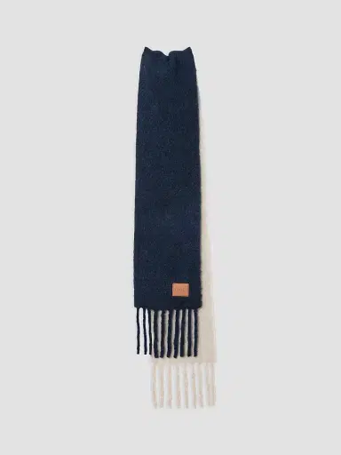 Loewe Men's Bi-Color Alpaca-Blend Scarf | Thumbnail 3