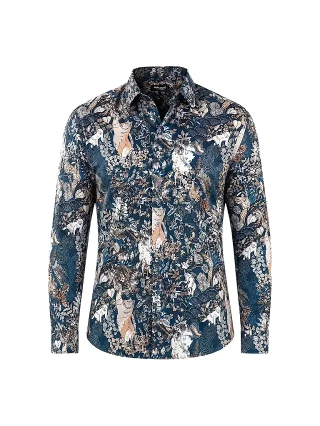 Maceoo Men's Fibonacci Woven Shirt