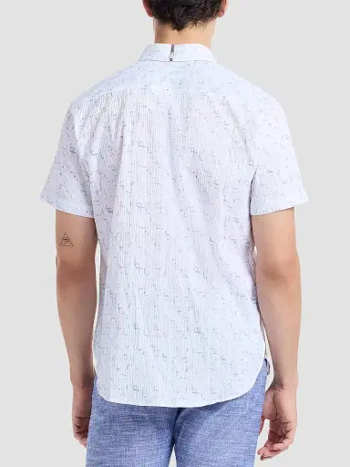 Robert Graham Men's Kingshold Geometric Stretch-Cotton Shirt | Thumbnail 5
