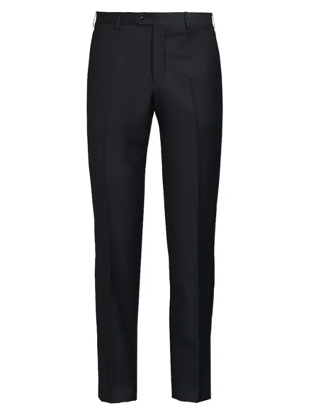 Giorgio Armani Men's Crease-Front Virgin Wool Trousers