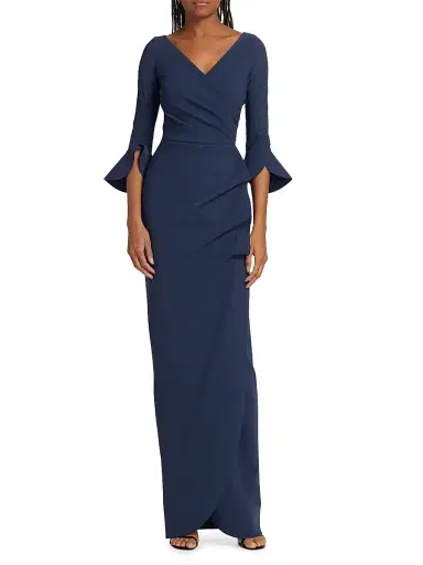 Chiara Boni La Petite Robe Women's Zalfa Ruched Gown | Thumbnail 3