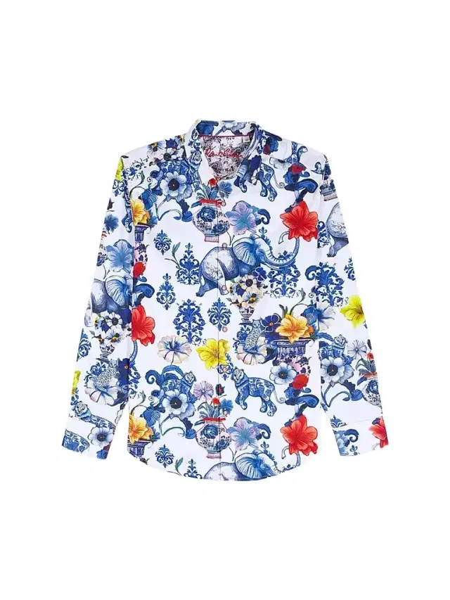 Robert Graham Men's Piccadilly Floral Cotton Shirt