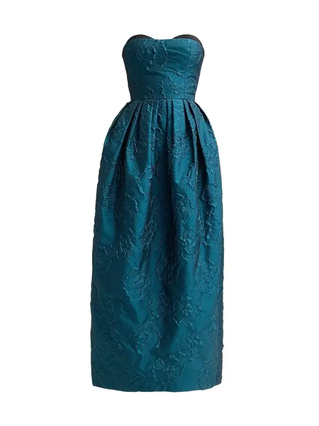 Ulla Johnson Women's Katerina Pleated Cloqué Strapless Cocktail Dress