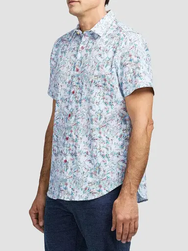 Robert Graham Men's Elgar Printed Button-Front Shirt | Thumbnail 4