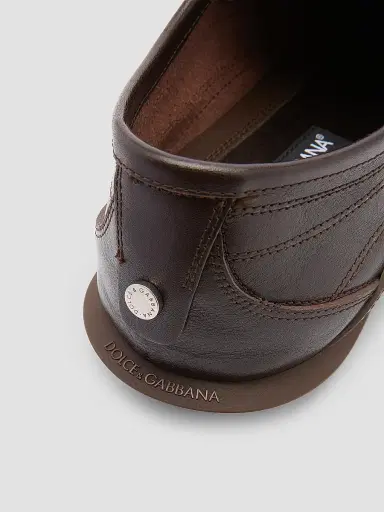 Dolce & Gabbana Men's Lipari Leather Low-Top Sneakers | Thumbnail 5
