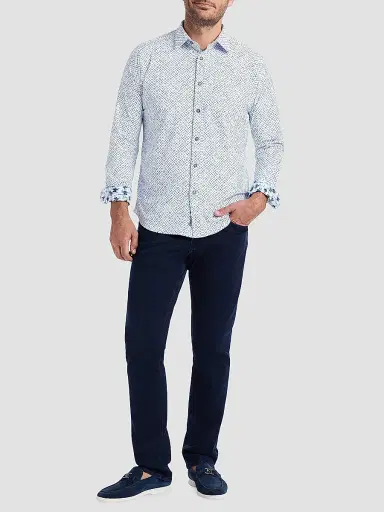 Robert Graham Men's Montagu Knit Button-Front Shirt | Thumbnail 2