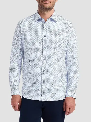 Robert Graham Men's Montagu Knit Button-Front Shirt | Thumbnail 3