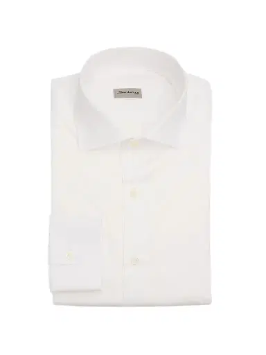 Sartorio Napoli Men's Solid Cotton Dress Shirt | Thumbnail 1