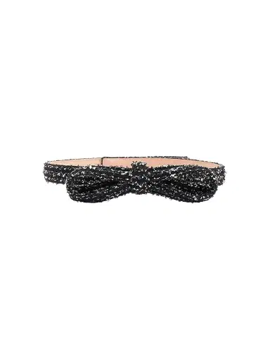 Carolina Herrera Women's Bow Tweed Belt | Thumbnail 1