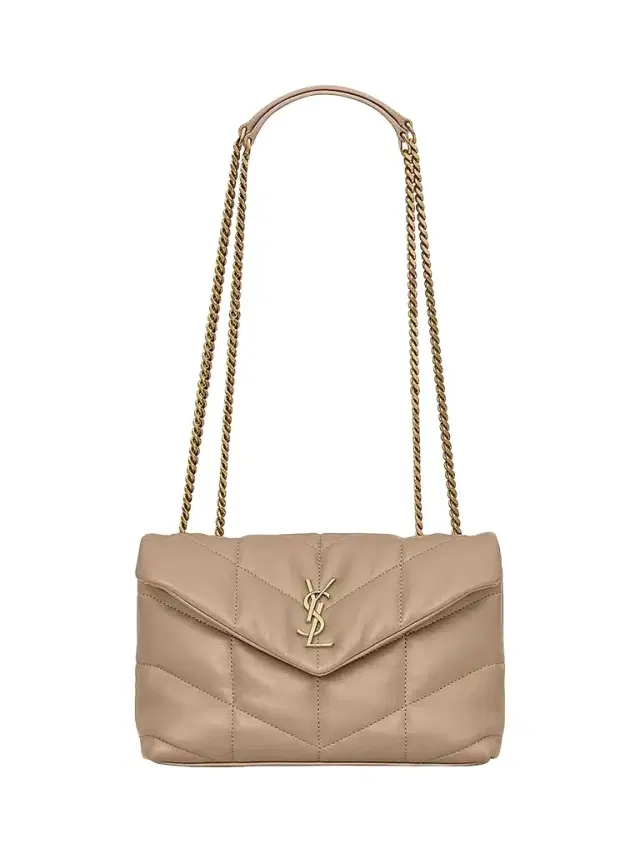 Saint Laurent Women's Puffer Toy Shoulder Bag in Quilted Lambskin