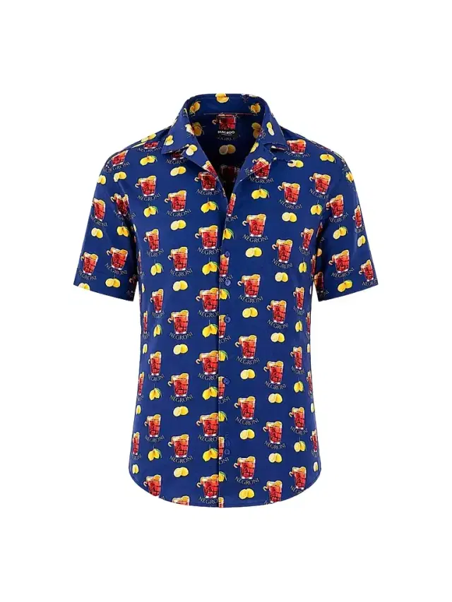 Maceoo Men's Apachi Marthyr Cocktail Shirt