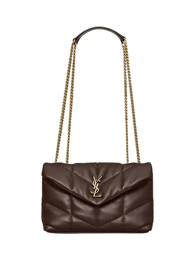 Saint Laurent Women's Puffer Toy Shoulder Bag in Quilted Lambskin