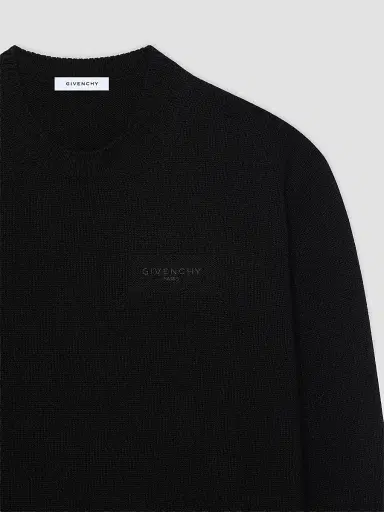 Givenchy Men's Couture Seam Sweater in Wool and Cashmere | Thumbnail 4 Givenchy Men's Couture Seam Sweater in Wool and Cashmere | Thumbnail 4