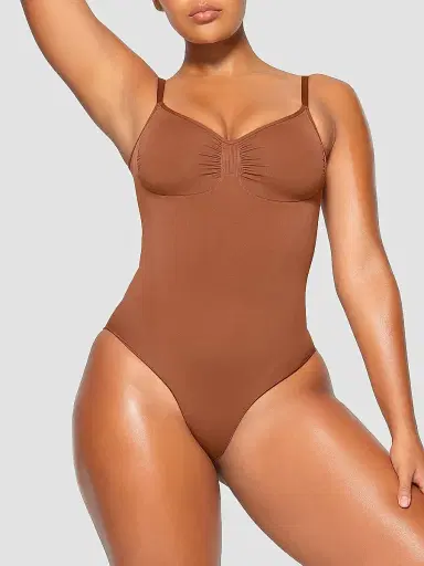 Skims Women's Seamless Sculpt Brief Bodysuit | Thumbnail 3