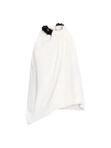 Brandon Maxwell Women's The Haze Embroidered Top | Thumbnail 1