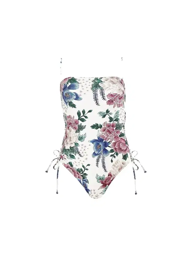 Agua Bendita Women's Posh Ivy Floral Reversible Cut-Out One-Piece Swimsuit