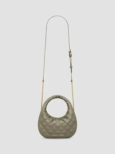 Saint Laurent Women's Icarino Mini Top Handle Bag in Quilted Nappa | Thumbnail 2