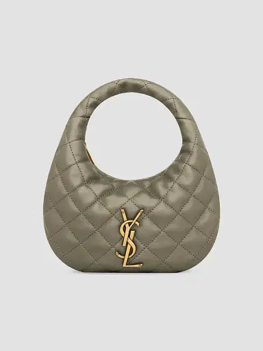 Saint Laurent Women's Icarino Mini Top Handle Bag in Quilted Nappa | Thumbnail 5