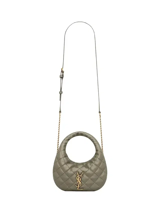 Saint Laurent Women's Icarino Mini Top Handle Bag in Quilted Nappa