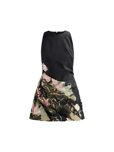 ACLER Women's Lachine Botanical Print A-Line Mini Dress | Thumbnail 1