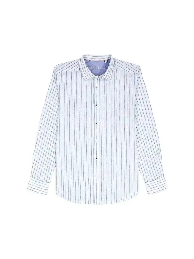 Robert Graham Men's Wythburn Woven Cotton Button-Front Shirt