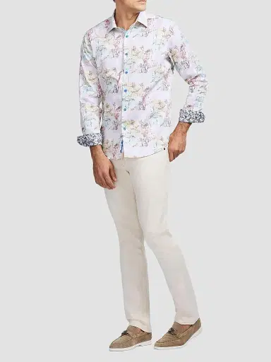 Robert Graham Men's Payson Woven Shirt | Thumbnail 2