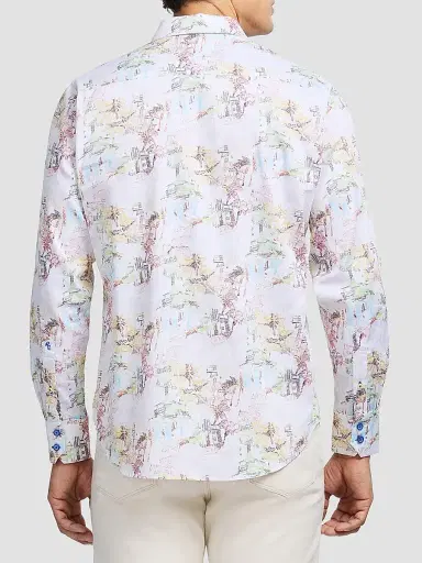 Robert Graham Men's Payson Woven Shirt | Thumbnail 5